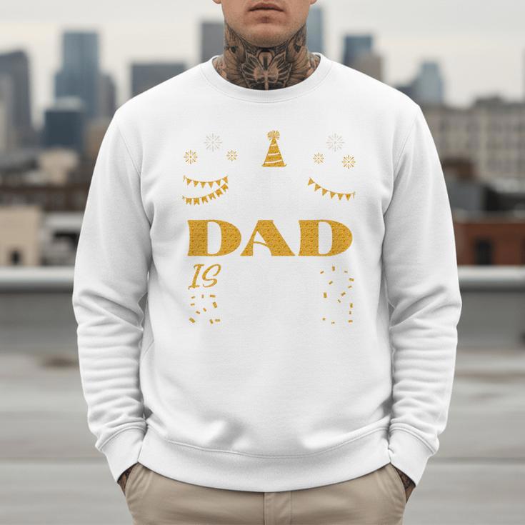 My Dad Is 90 90th Birthday 1935 90 Years Old Father Daddy Premium Tri-Blend Men Sweatshirt