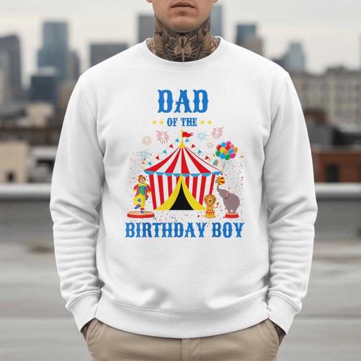 Dad Of The Birthday Boy Circus Ringmaster Party Birthday Men Sweatshirt