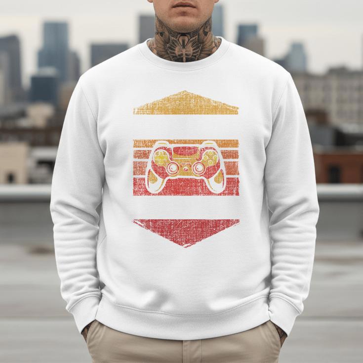 Dad Level Unlocked Gaming Gamer Father Video Games Men Sweatshirt
