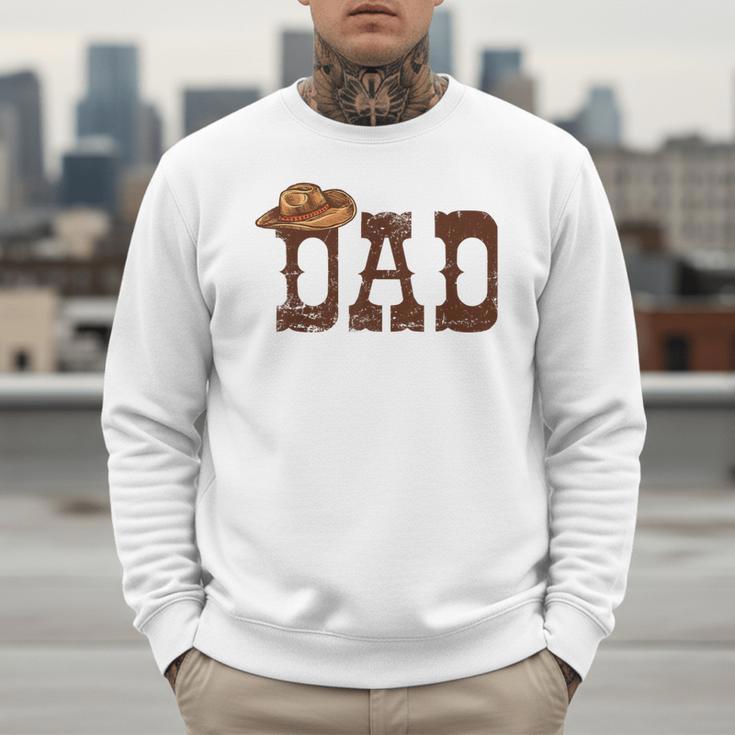 Dad Western Family Matching Birthday Cowboy Cowgirl Men Sweatshirt Dad Western Family Matching Birthday Cowboy Cowgirl Men Sweatshirt