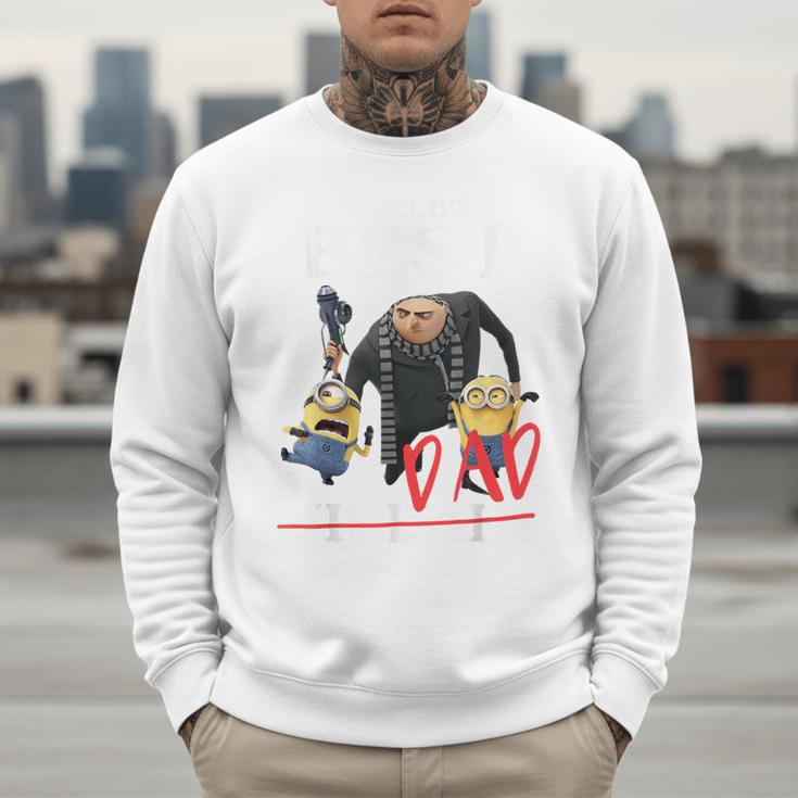 Despicable Me Minions Father's Day World's Best Dad Villain Men Sweatshirt Despicable Me Minions Father's Day World's Best Dad Villain Men Sweatshirt