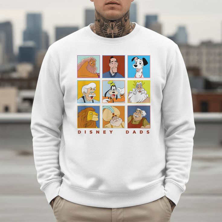 Disney Classic Father's Day Disney Dads Colorful Panels Men Sweatshirt