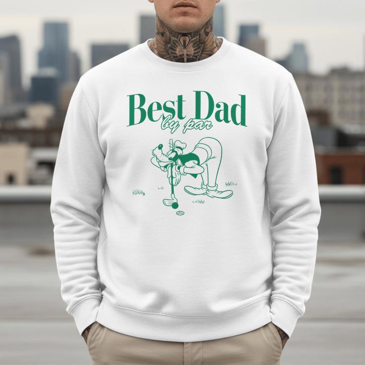 Disney Mickey & Friends Father's Day Best Dad Goofy Big Logo Men Sweatshirt