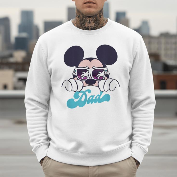 Disney Mickey And Friends Cool Mickey Summer Vibes Dad Logo Men Sweatshirt