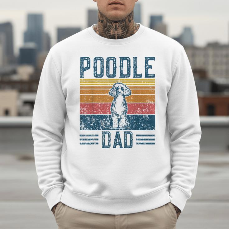 Dog Dad Vintage Poodle Dad Men Sweatshirt
