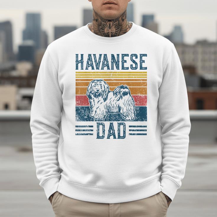 Dog Havanese Dad Vintage Havanese Dad Men Sweatshirt
