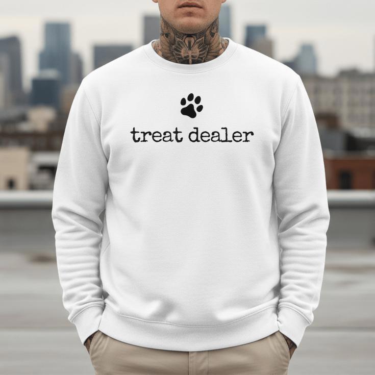 Dog Treat Dealer Vintage Pet Print Dog Dad Mom Men Sweatshirt Dog Treat Dealer Vintage Pet Print Dog Dad Mom Men Sweatshirt