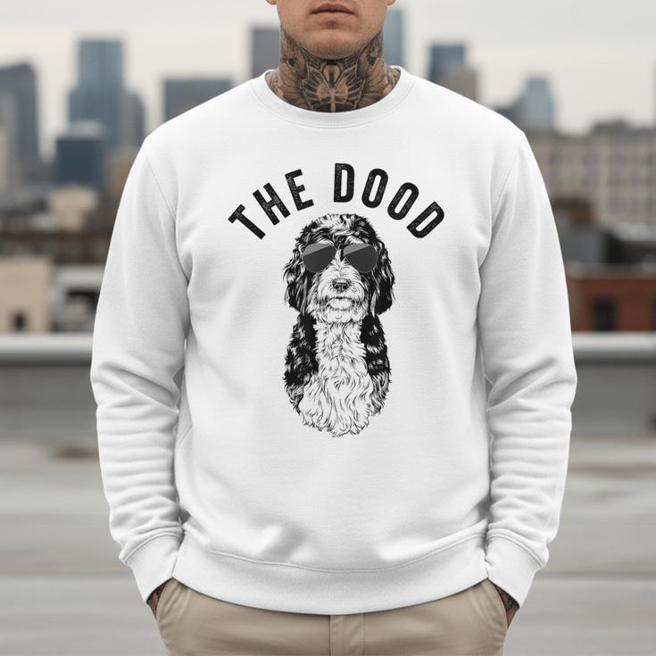The Dood Bernedoodle Mom Doodle Dog Dad Men Sweatshirt
