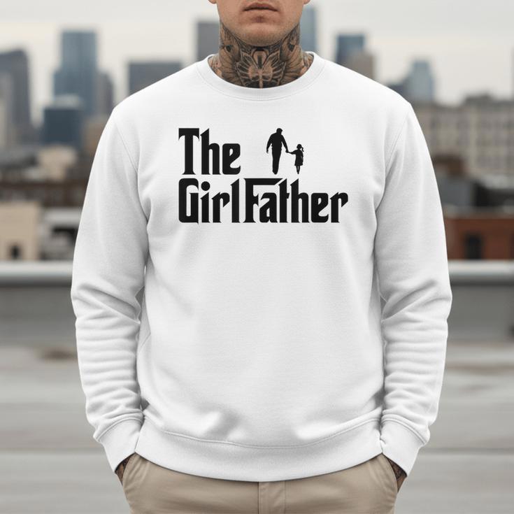 The Girl Father Dad Of Girls Daddy Daughter Men Sweatshirt
