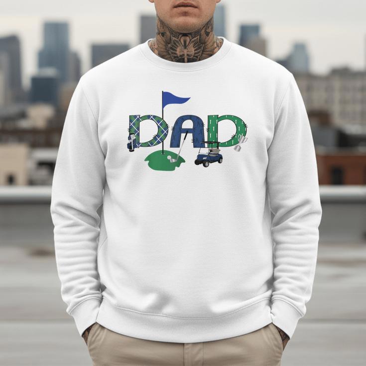 Golf Dad Hole In One Golf First Birthday Boy Party Men Sweatshirt