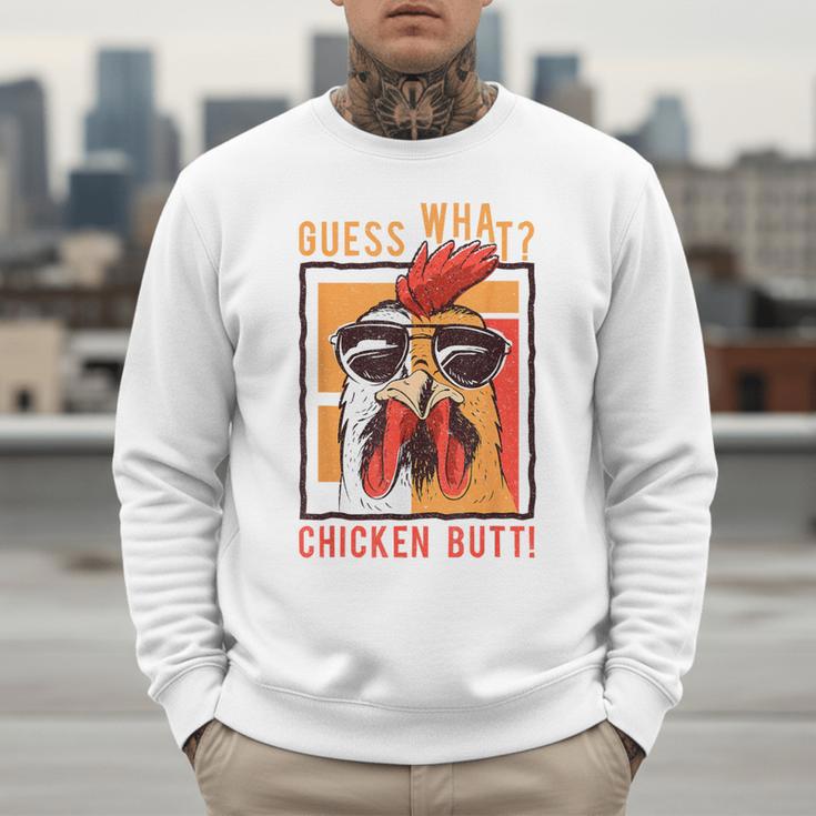 Guess What Chicken Butt DadSiblingsFriends Humor Small Men Sweatshirt Guess What Chicken Butt DadSiblingsFriends Humor Small Men Sweatshirt