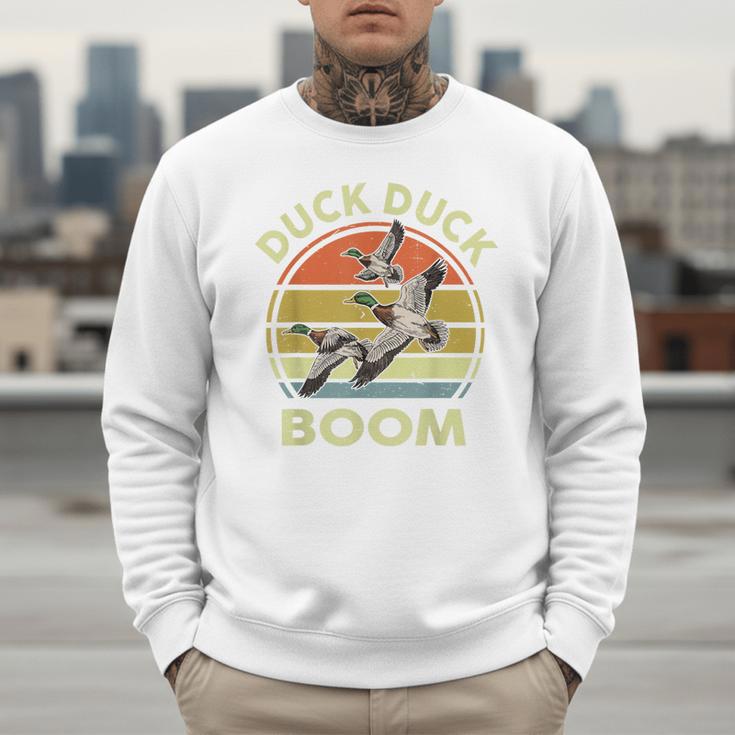 Hunting-Shirt Duck Boom Hunter Dad Grandpa Men Men Sweatshirt Hunting-Shirt Duck Boom Hunter Dad Grandpa Men Men Sweatshirt