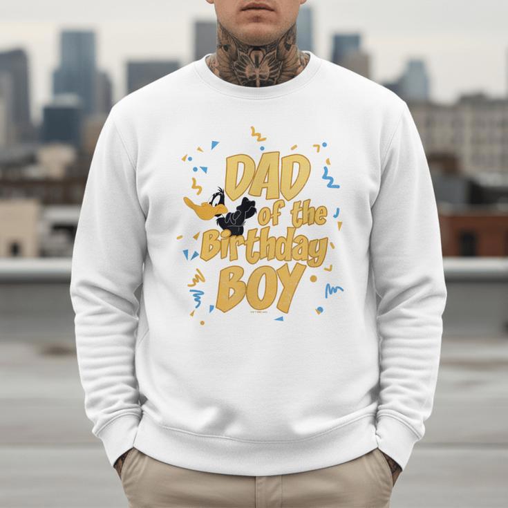 Looney Tunes Birthday Daffy Duck Dad Of The Birthday Boy Men Sweatshirt