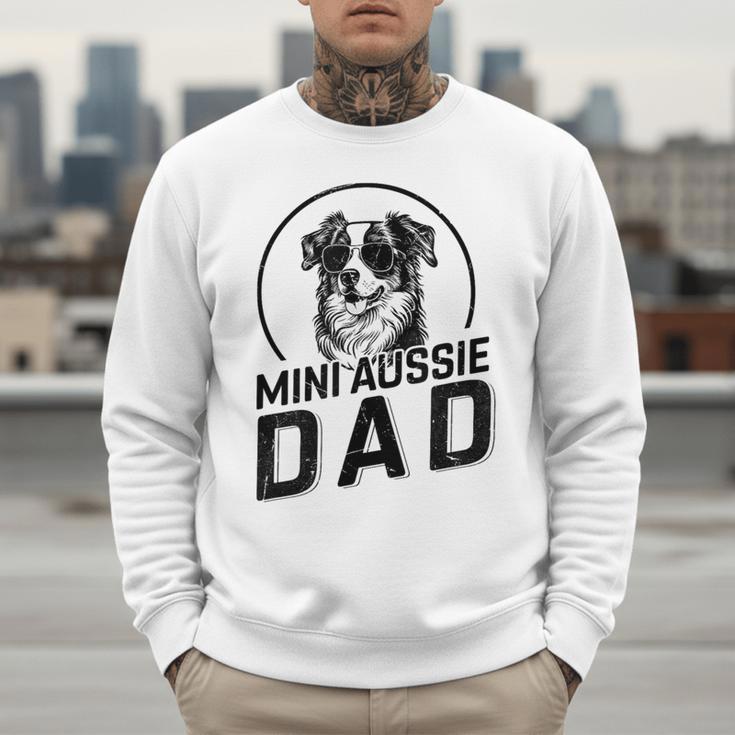 Mini Aussie Dad Dog Owner For Men Dad Christmas Men Sweatshirt