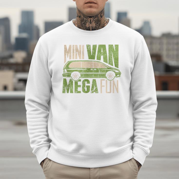 Mini Van Mega Fun Mom Dad T-Shirt Men Sweatshirt