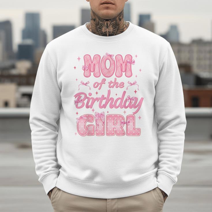 Mom And Dad Of The Birthday Girl Coquette Family Matching Men Sweatshirt Mom And Dad Of The Birthday Girl Coquette Family Matching Men Sweatshirt