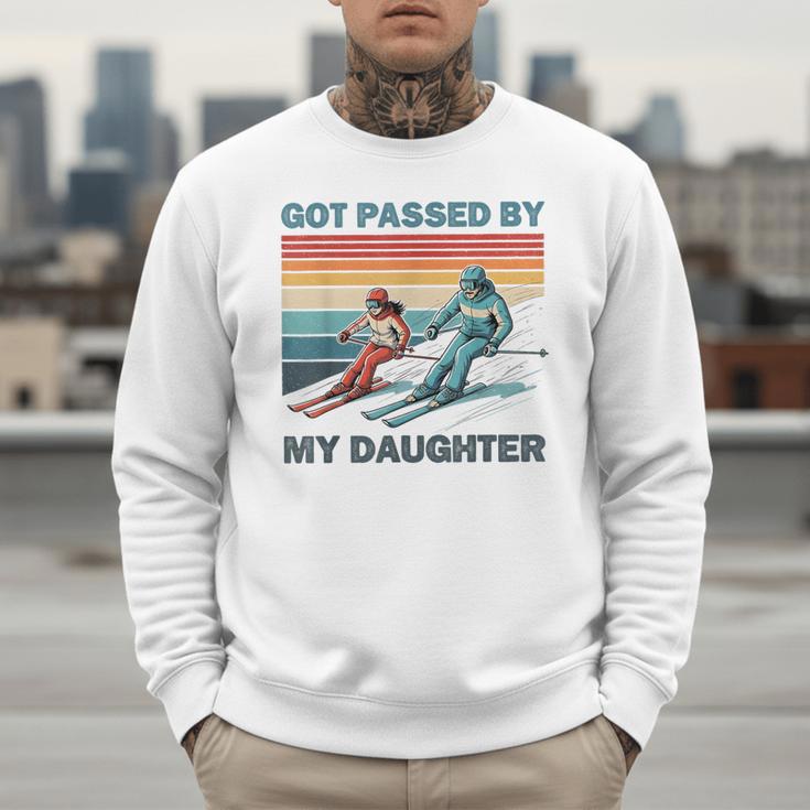 Got Passed By My Daughter Skiing Dad Men Sweatshirt