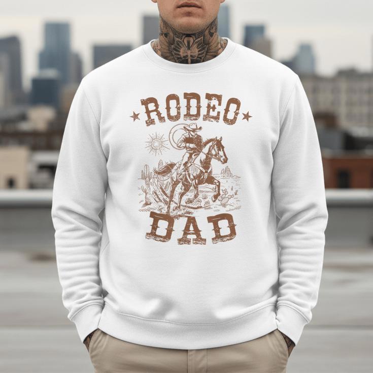 Rodeo Dad Western Cowboy Daddy Family Matching Father's Day Men Sweatshirt