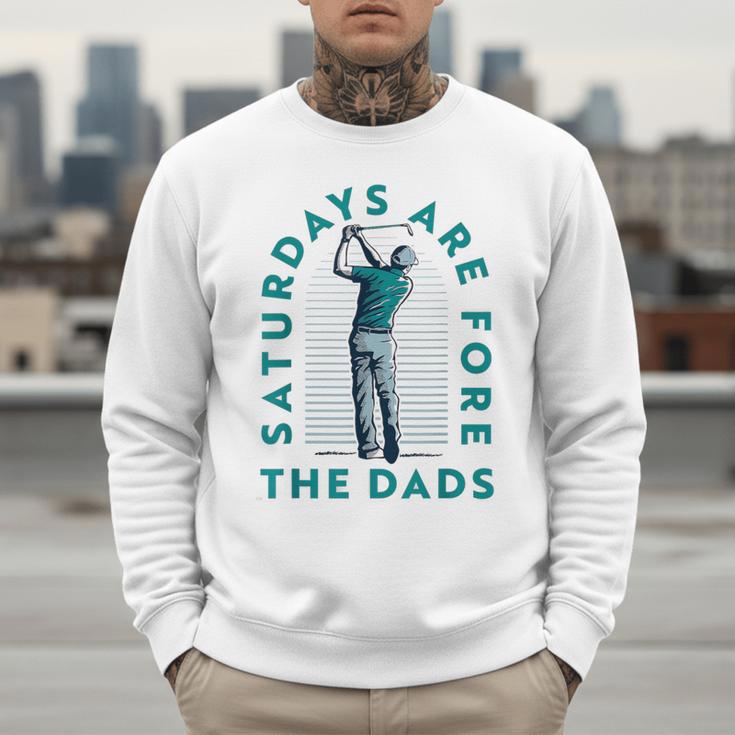 Saturdays For Dads Golfer Father's Day Men Sweatshirt