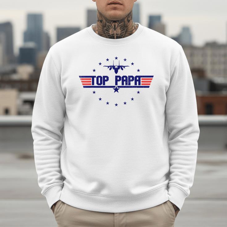 Top Papa Fathers Day Birthday For Men Dad Daddy Grandpa Men Sweatshirt Top Papa Fathers Day Birthday For Men Dad Daddy Grandpa Men Sweatshirt