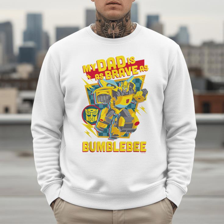 Transformers Father's Day Bumblebee My Dad Is Brave Men Sweatshirt