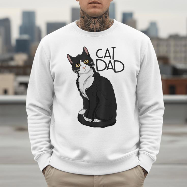 Tuxedo Cat Dad Cat Dad Tuxedo Cat Dad Men Sweatshirt Tuxedo Cat Dad Cat Dad Tuxedo Cat Dad Men Sweatshirt