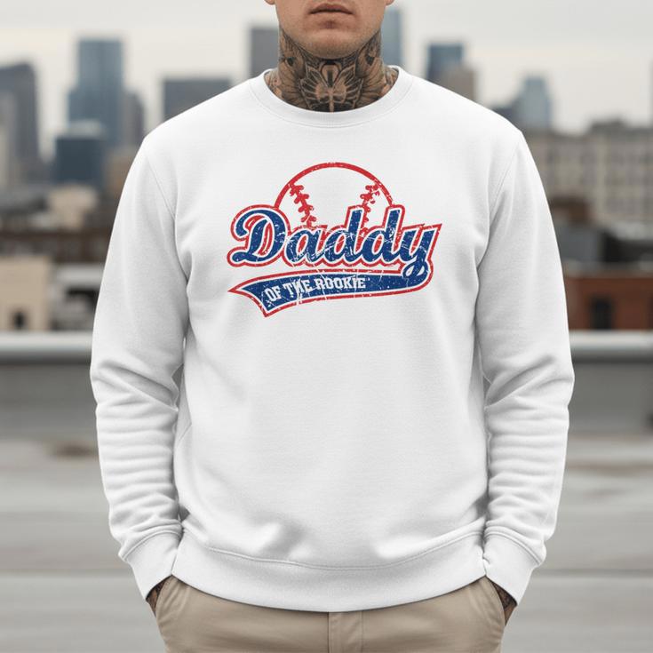 Vintage Baseball Daddy Of The Rookie Men Sweatshirt
