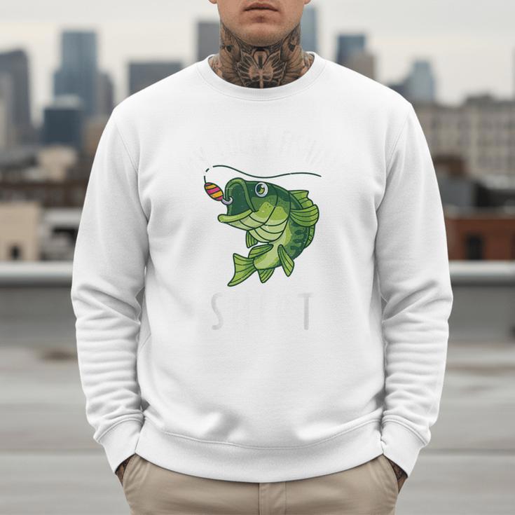 Youth Boy My Lucky Fishing-Shirt Bass Fish Dad Men Sweatshirt Youth Boy My Lucky Fishing-Shirt Bass Fish Dad Men Sweatshirt
