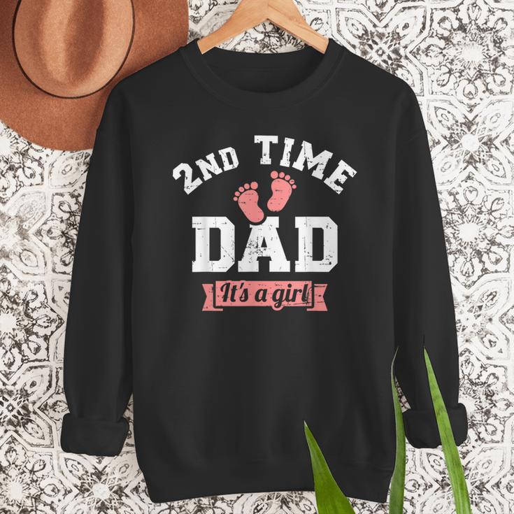 2nd Second Time Dad It's a Girl Gender Reveal Men Sweatshirt