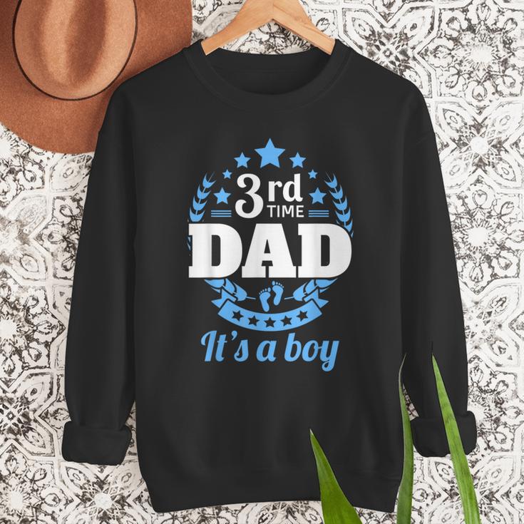3rd Time Dad Dad Pregnancy It's a Boy Men Sweatshirt