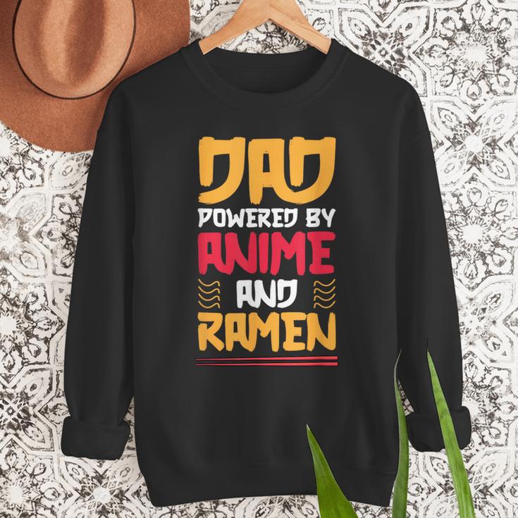 Anime Fathers Day Japanese Manga Otaku Kawaii Anime Dad Men Sweatshirt