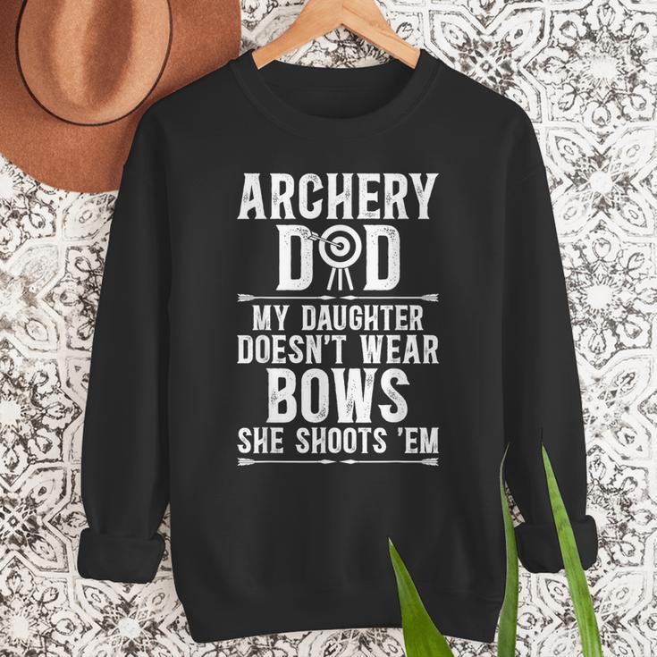 Archery Dad Dad Of An Archer Father Men Sweatshirt