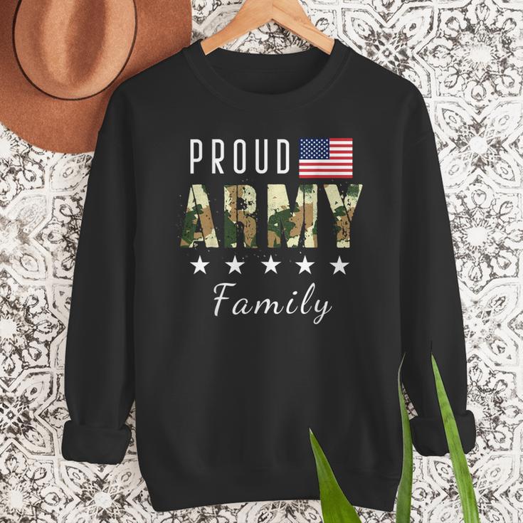 Army Graduation Proud Military Family Mom Dad Brother Sister Men Sweatshirt