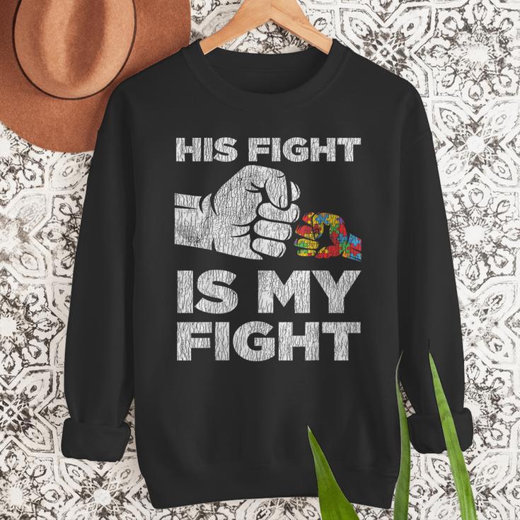 Autism Awareness Mom Dad Parents Autistic Kids Awareness Small Men Sweatshirt