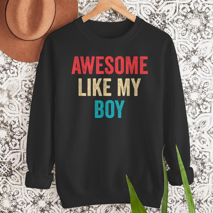 Awesome Like My Boy Mom Dad Men Sweatshirt