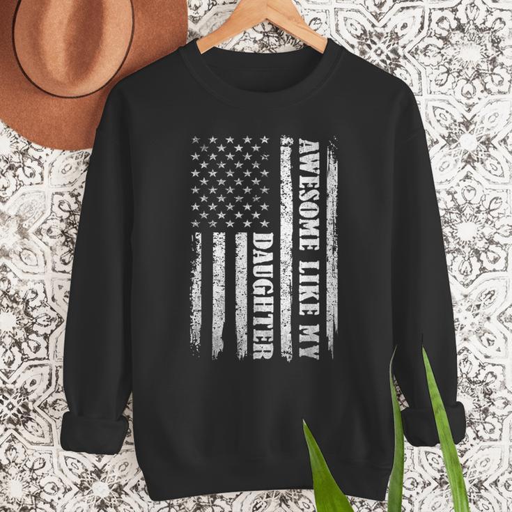 Awesome Like My Daughter Men For Dad Fathers Day Men Sweatshirt