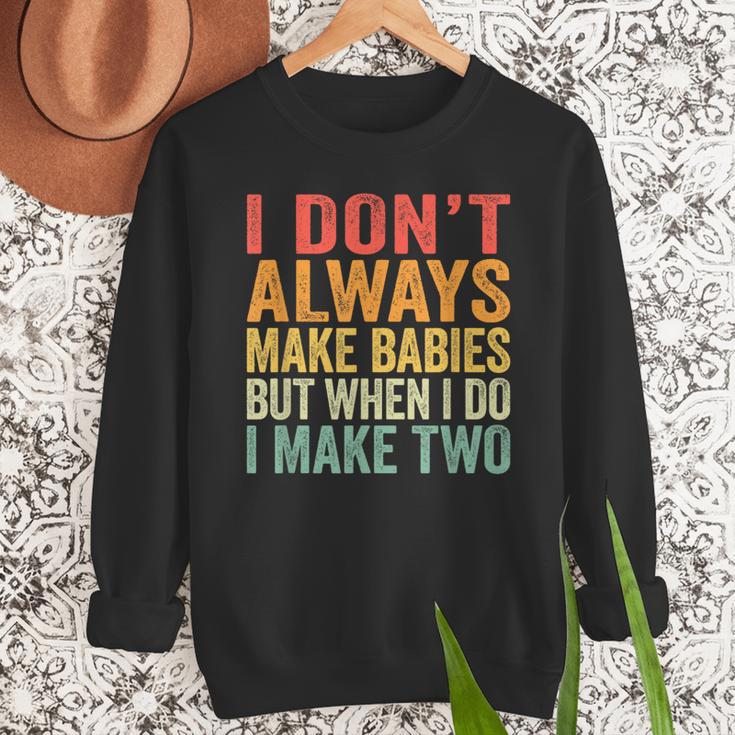 Baby Twins For Pregnant Mum Dad Men Sweatshirt Baby Twins For Pregnant Mum Dad Men Sweatshirt