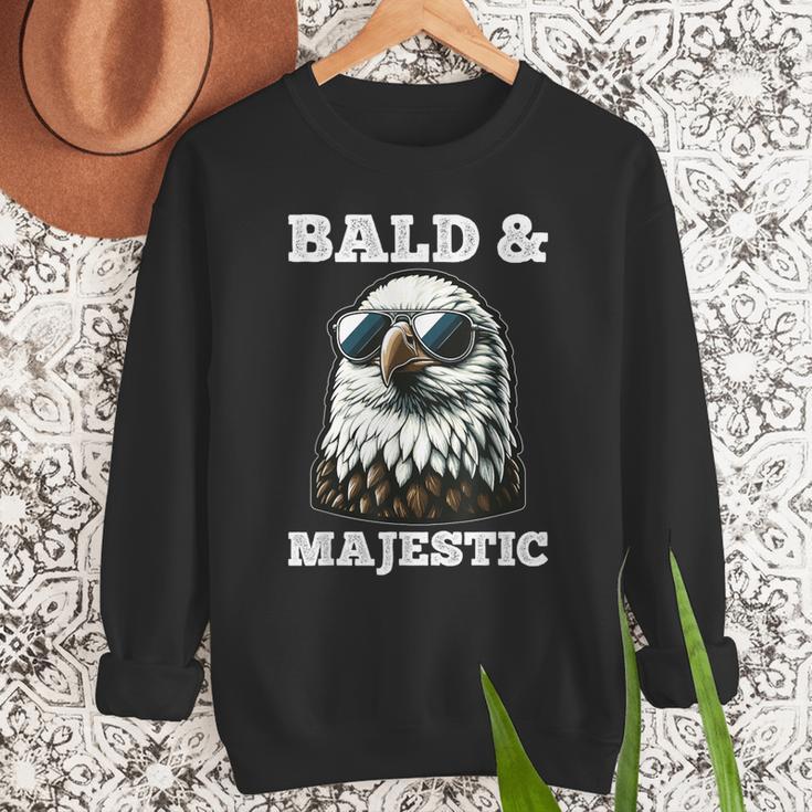 Bald & Majestic Sexy Bald Guy Dad Men Sweatshirt