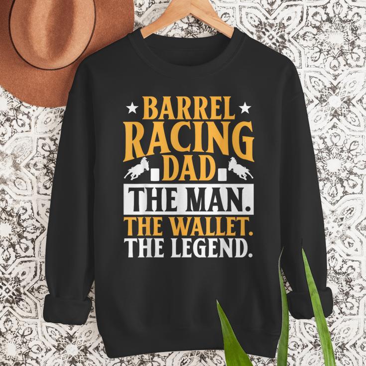 Barrel Racing Dad Horse Barrel Racer Men Sweatshirt