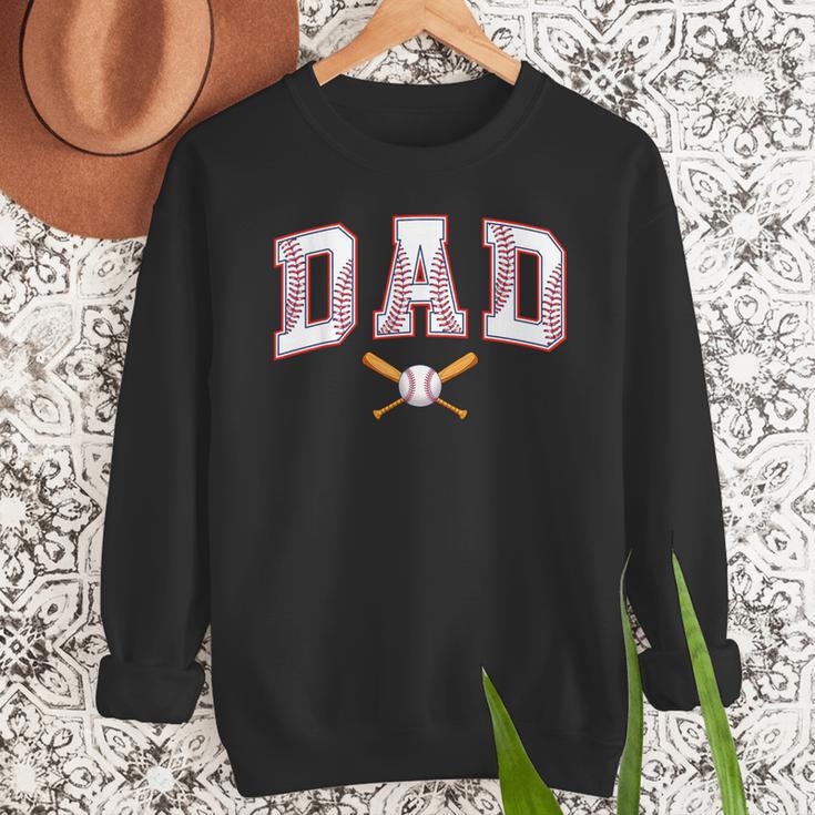 Baseball Dad Shirt Baseball Player Game Day Father's Day Men Sweatshirt