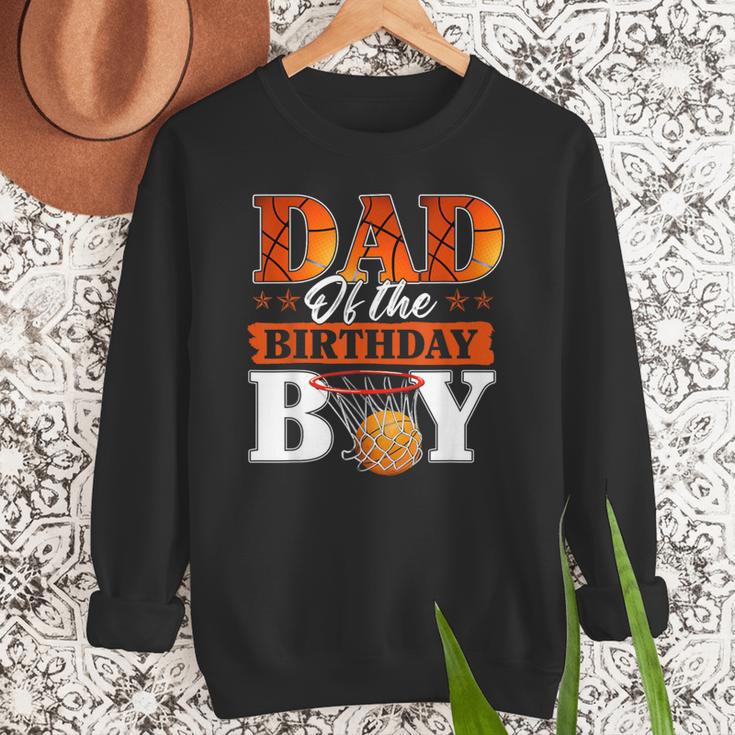 Basketball DAD Of The Birthday Boy Family Matching Men Sweatshirt