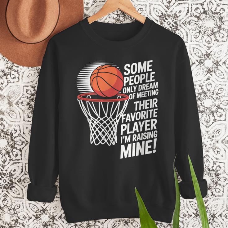 Basketball Mom Or Dad Basketball Parent Men Sweatshirt