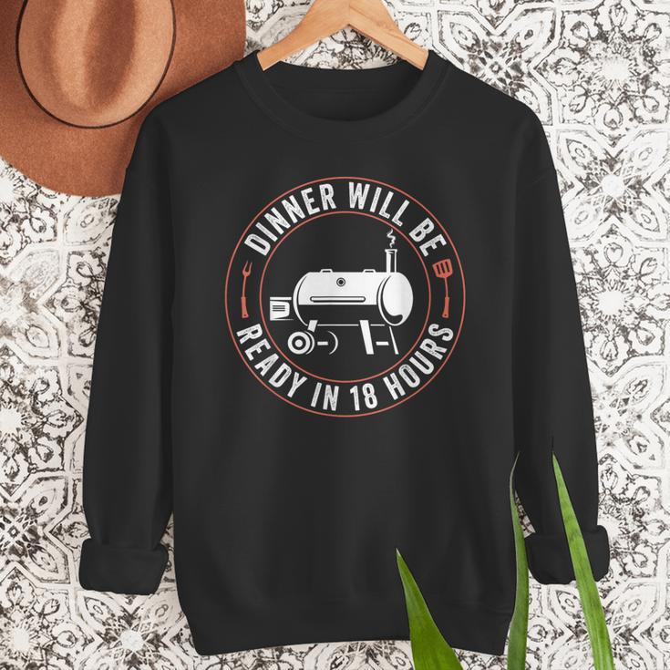 BBQ Dad Smoking Meat Smoker Barbecue Dad Apparel Men Sweatshirt