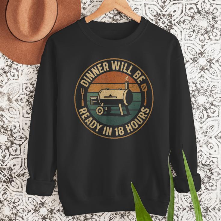 BBQ Dad Smoking Meat Smoker Barbecue Dad Men Sweatshirt