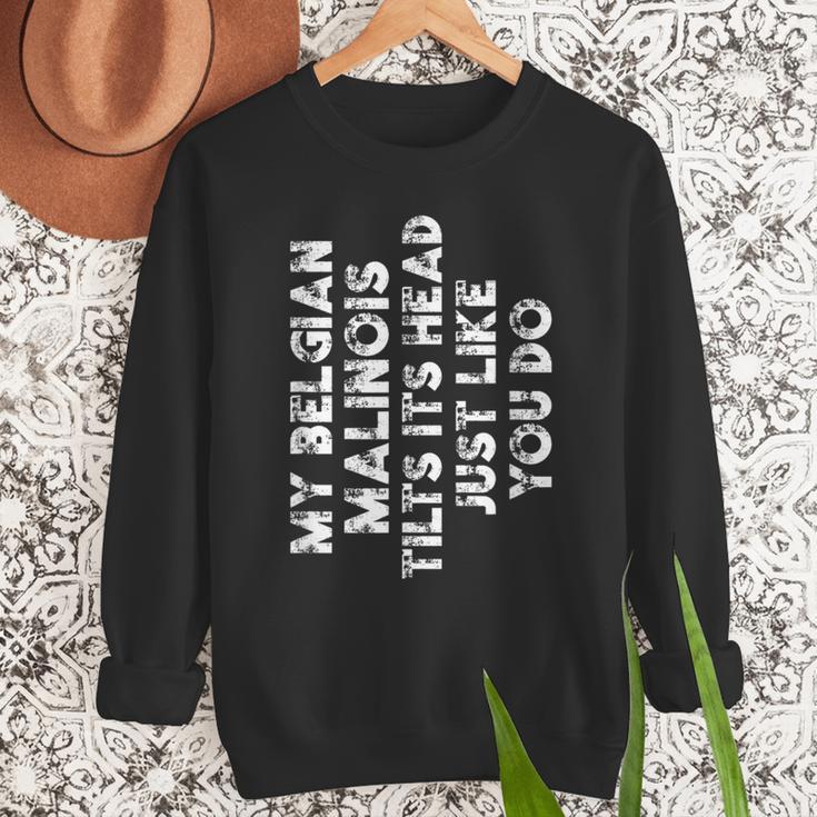 Belgian Malinois Mom Dad Dog Lover Women Men Kids Men Sweatshirt