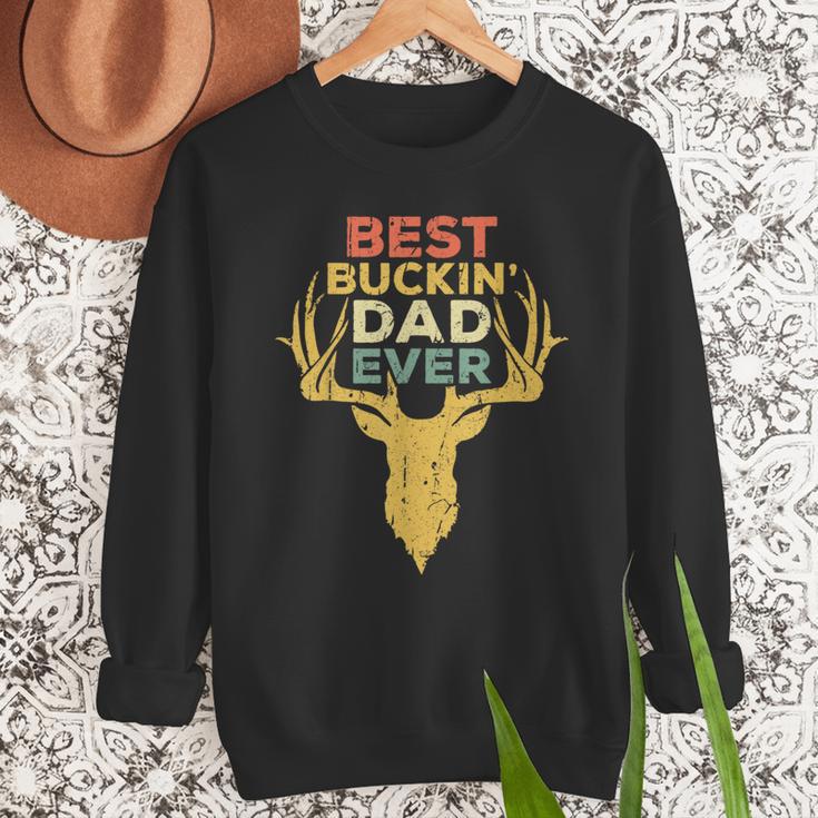 Best Buckin' Dad Ever Shirt Men Hunting Fathers Day Men Sweatshirt