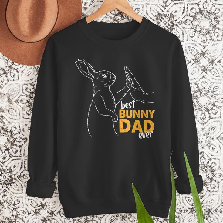 Best Bunny Dad Ever Rabbit Daddy Bunny Father Bunny Men Sweatshirt