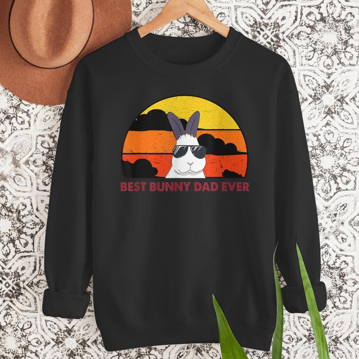 Best Bunny Dad Ever Rabbit Jumper Dad Men Sweatshirt