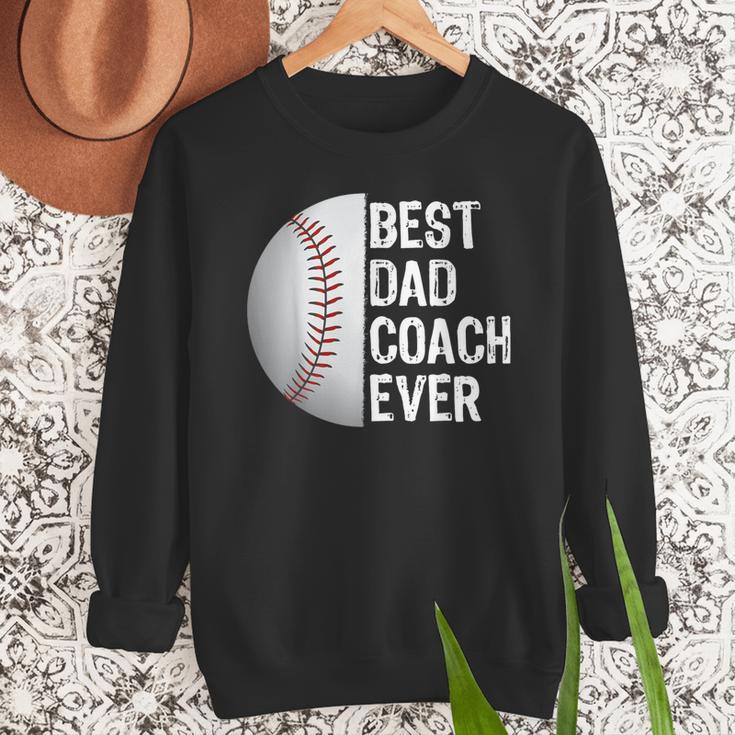 Best Dad Coach Ever Baseball For Sport Lovers Men Sweatshirt Best Dad Coach Ever Baseball For Sport Lovers Men Sweatshirt