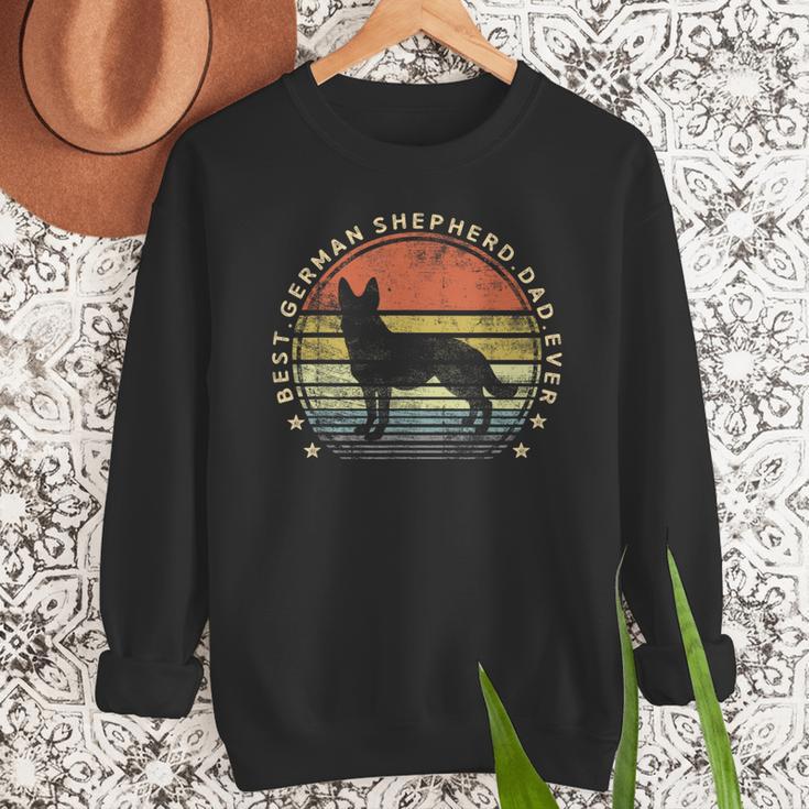 Best German Shepherd Dad Ever Daddy Dog Lover Owner Men Sweatshirt